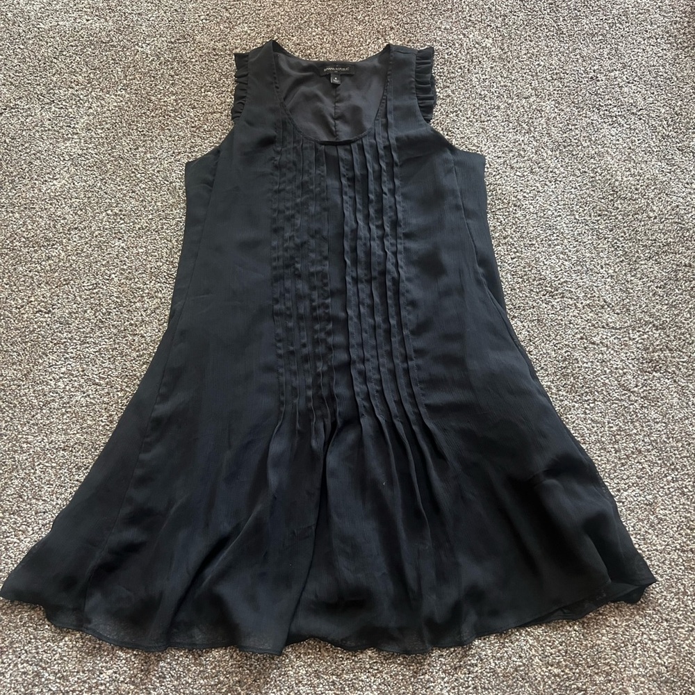 Banana Republic Elegant Black Mini Dress